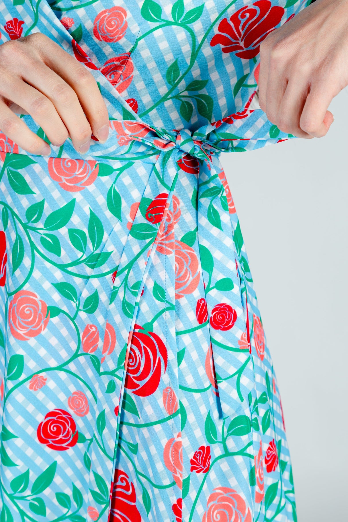 The Kentucky Fried Daily Double | Derby Roses Wrap Dress from Shinesty