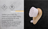 Facial Brush with Bamboo Handle from Choixe