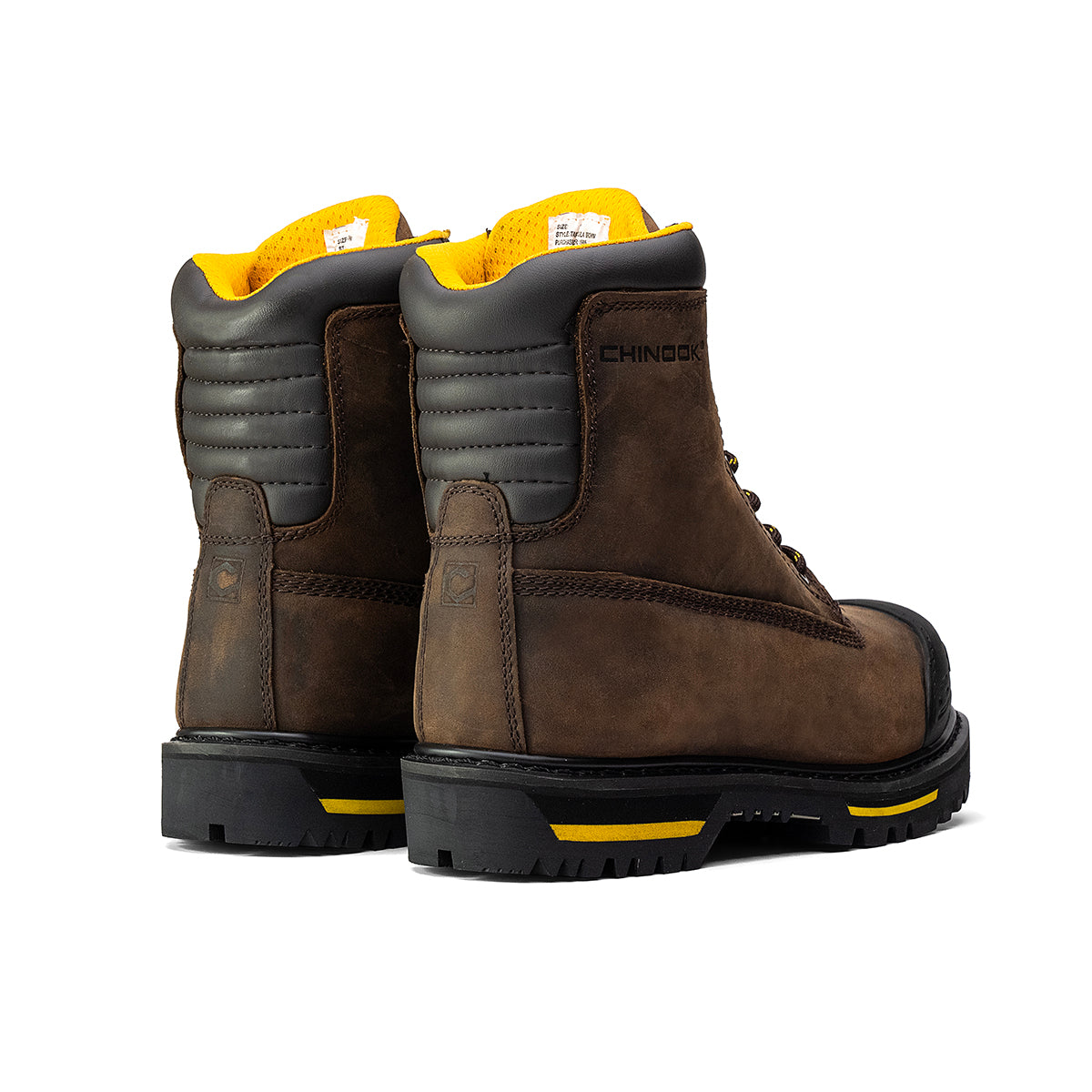 Tarantula 8" Steel Toe Men's Work Boot - Brown From Chinook Footwear