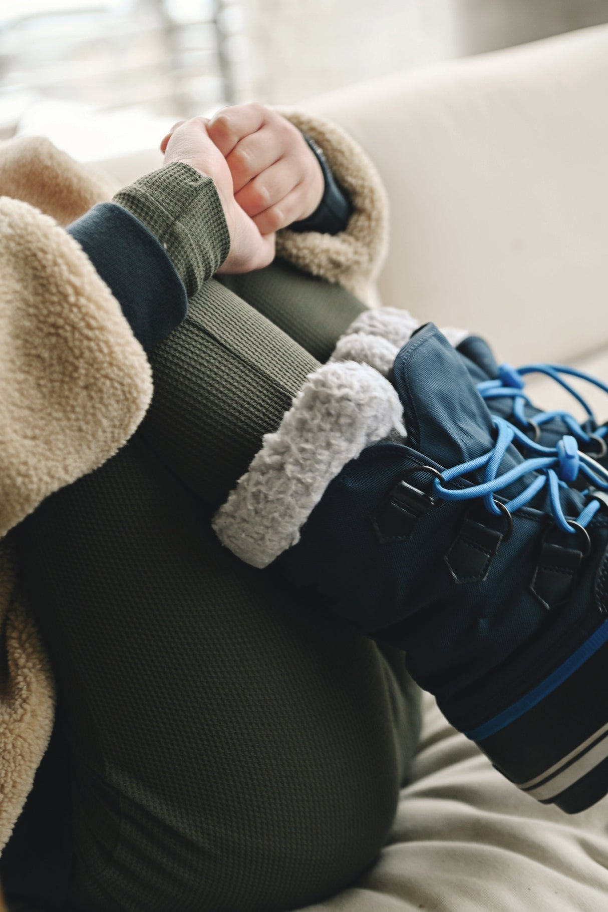 Children's Bamboo Waffle Knit Base Layer Pant from Cozy Earth