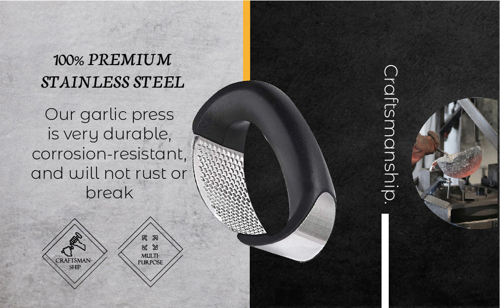 Stainless Steel Garlic Press from Choixe
