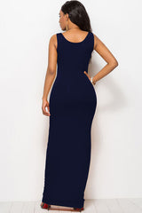 Scoop Neck Wide Strap Maxi Dress from Enfance-Heureuse