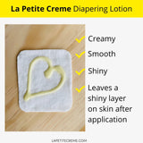 Organic Travel Size Diaper Lotion - 2 oz from La Petite Creme