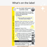 Organic Travel Size Diaper Lotion - 2 oz from La Petite Creme