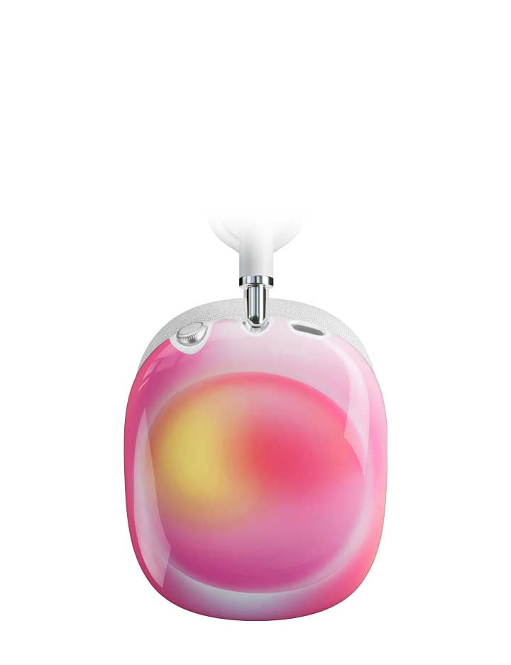 Hot Pink Aura Airpods Max Cover from Wildflower Cases