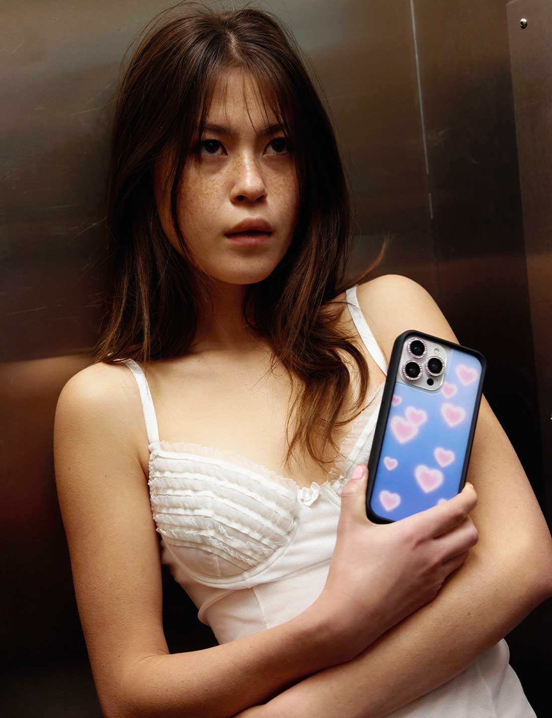 Dreamy Hearts iPhone Case from Wildflower Cases