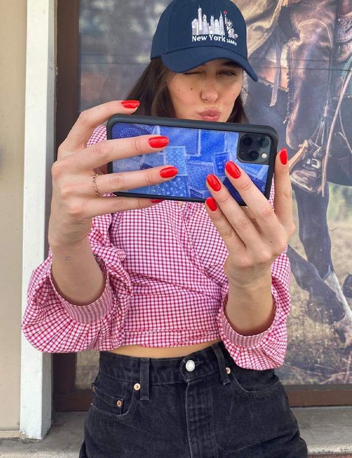 Vintage Denim iPhone Case from Wildflower Cases