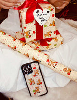 Red Glitter Heart Hangtag - Set of 10 from Wildflower Cases