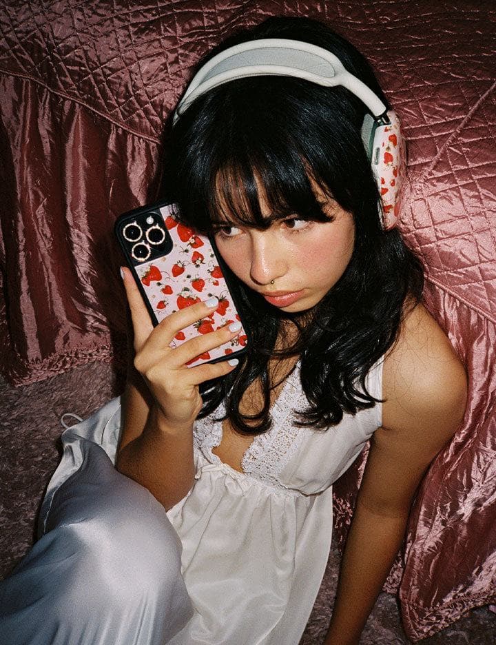 Strawberry Fields AirPods Max Cover from Wildflower Cases