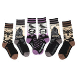 Dark Soles: Goth Crew Sock Pack | 3 Designs from FootClothes