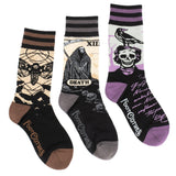 Dark Soles: Goth Crew Sock Pack | 3 Designs from FootClothes