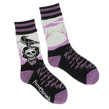 The Raven Poe Crew Socks from FootClothes