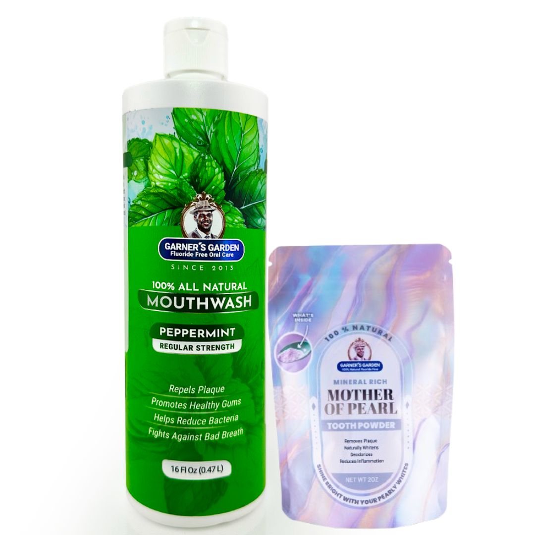 Natural Mouthwash and Tooth Powder | H2O2 | Antibacterial Fluoride-Free from Garner's Garden