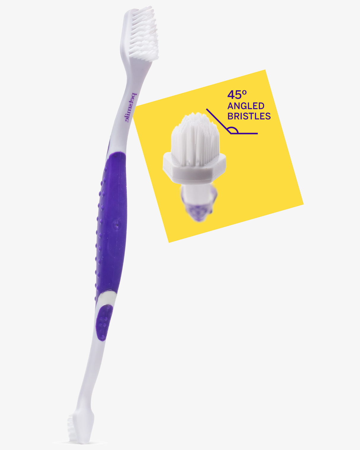 Professional Pet Toothbrush - Patented 45° Dual-Ended Brush Head from petsmile