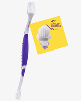 Professional Pet Toothbrush - Patented 45° Dual-Ended Brush Head from petsmile