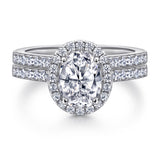 The Ada - Silver Wedding Ring Set From Vintage Gentlemen