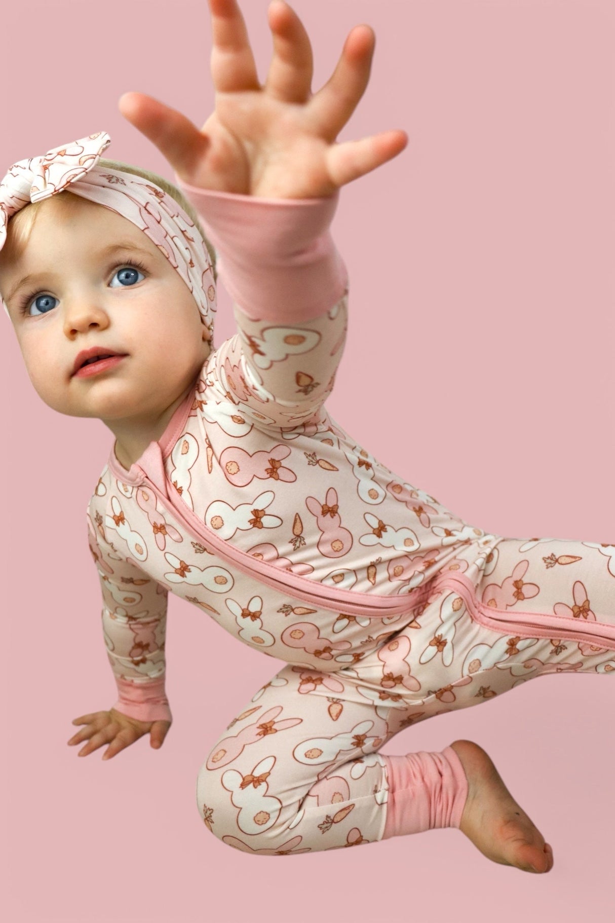 BUNNIES AND BOWS DREAM ROMPER from DREAM BIG LITTLE CO