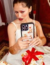Oh Deer and Red Gingham Hearts Gift Wrap - 2 pack from Wildflower Cases