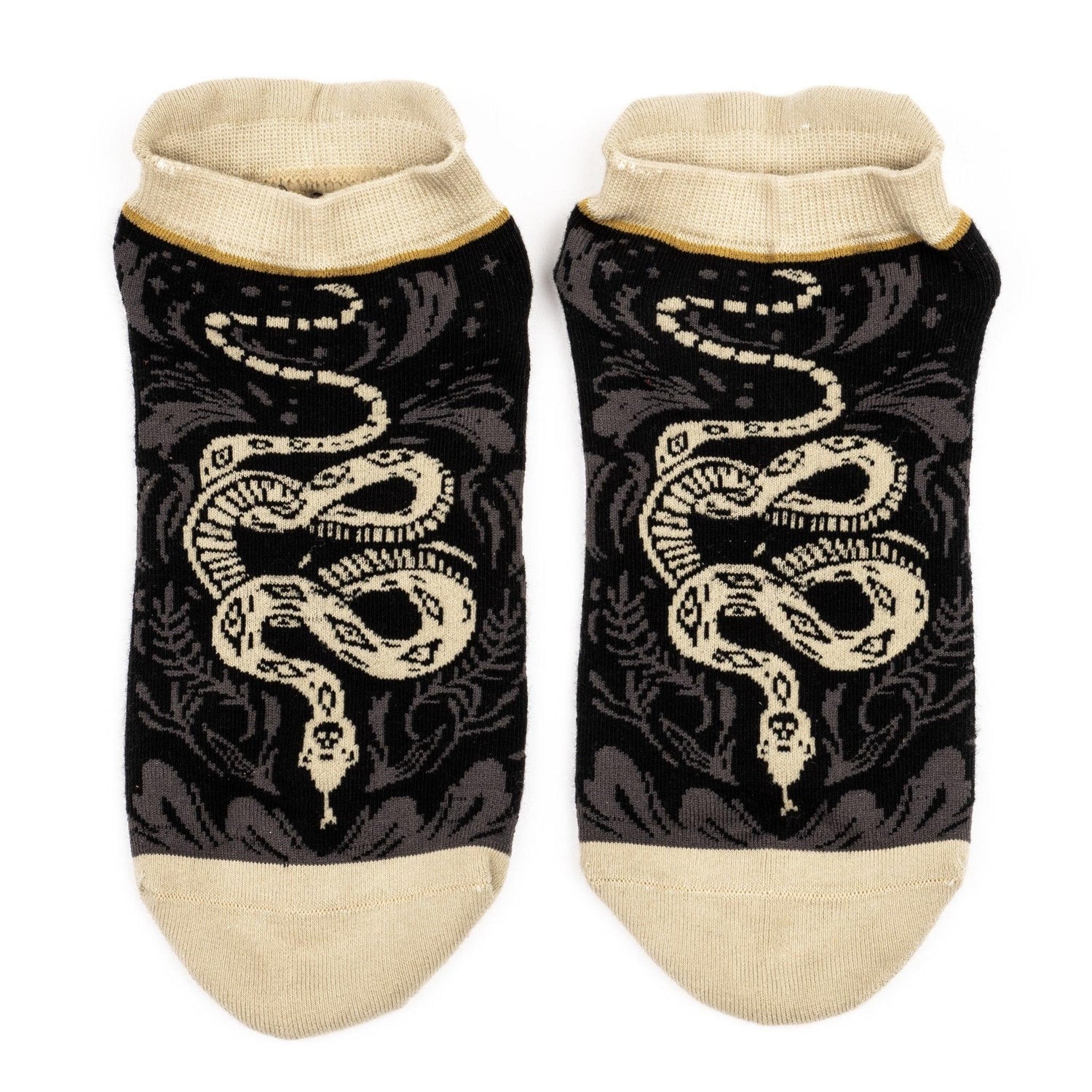Danger Noodle Snake Ankle Socks from FootClothes