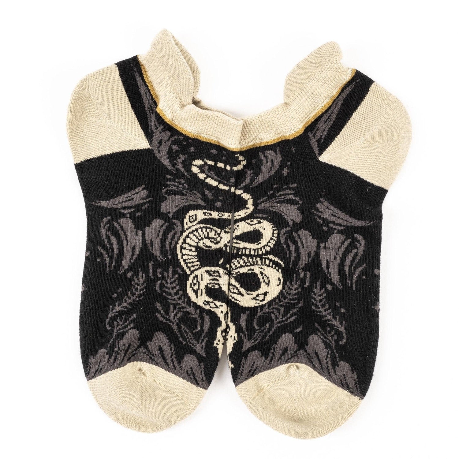 Danger Noodle Snake Ankle Socks from FootClothes