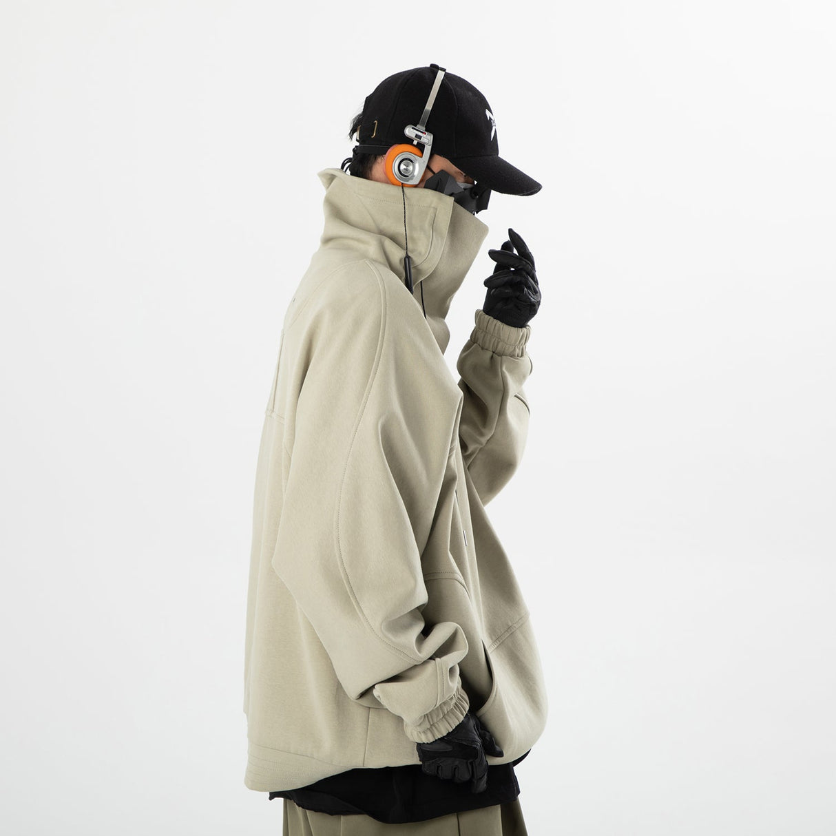 Precision Tactical High Neck Olive Sweater