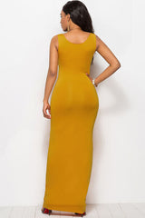 Scoop Neck Wide Strap Maxi Dress from Enfance-Heureuse