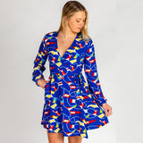 The Nauti Buoy | Nautical Wrap Dress from Shinesty
