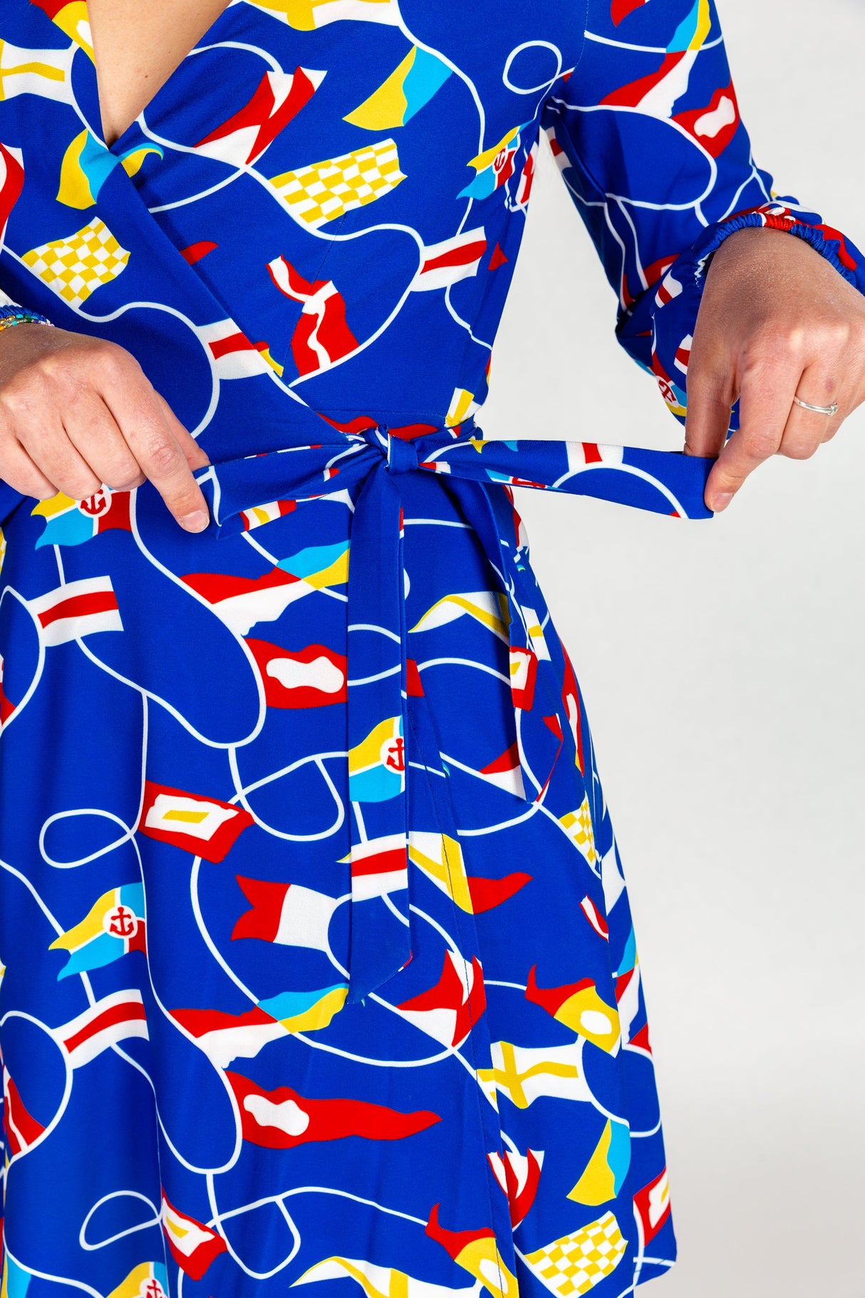 The Nauti Buoy | Nautical Wrap Dress from Shinesty