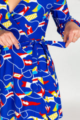 The Nauti Buoy | Nautical Wrap Dress from Shinesty