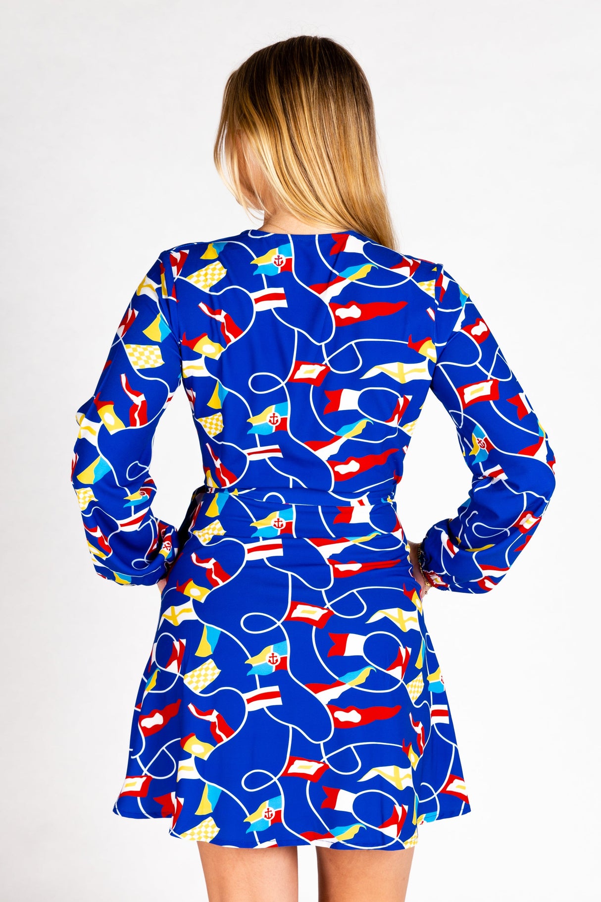 The Nauti Buoy | Nautical Wrap Dress from Shinesty