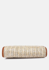 Multi Straw Painted Handbag from London Rag International