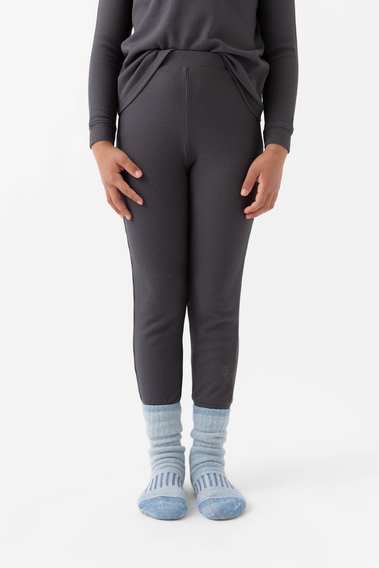 Children's Bamboo Waffle Knit Base Layer Set from Cozy Earth