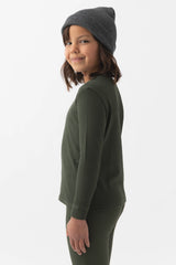 Children's Bamboo Waffle Knit Base Layer Set from Cozy Earth