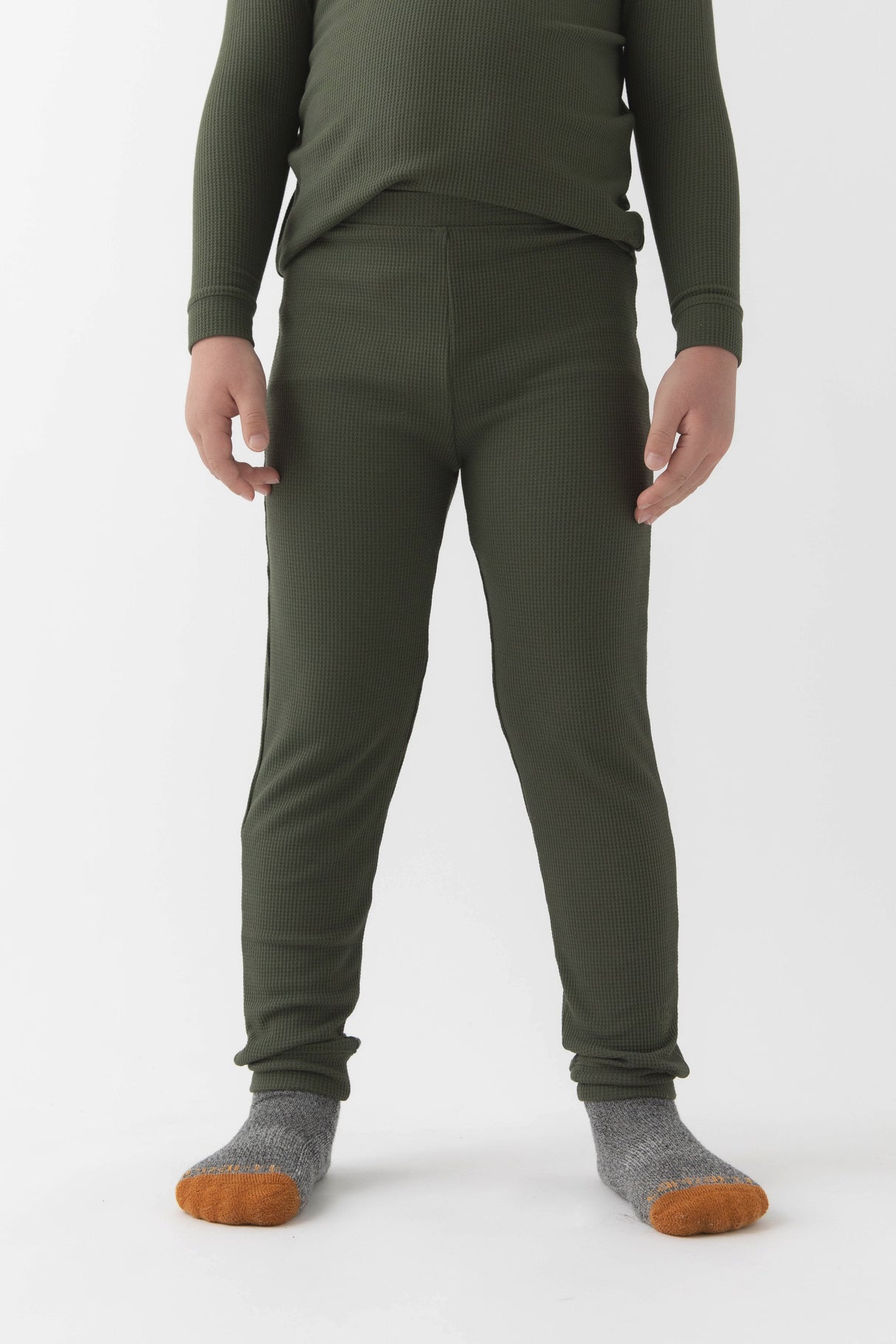 Children's Bamboo Waffle Knit Base Layer Pant from Cozy Earth