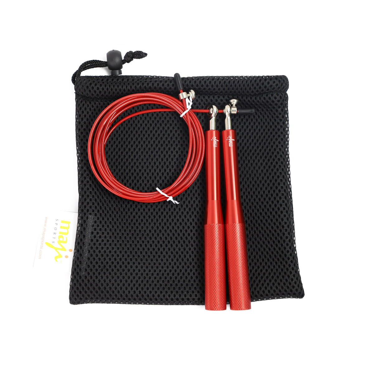 Maji Sports High Speed Jump Rope (with aluminium handles)  - Red from Jupiter Gear Home