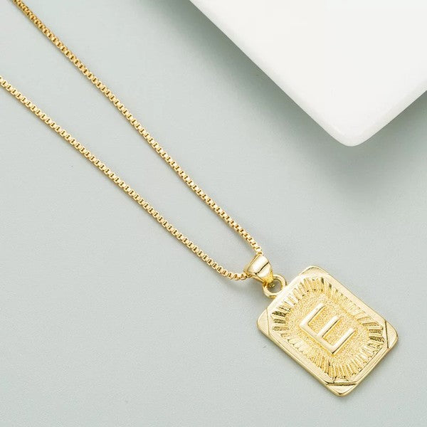 Classy Pendant Talia Initial Gold Letter Necklace from My Pampered Life Seattle