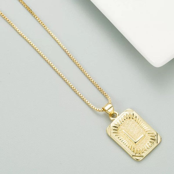 Classy Pendant Talia Initial Gold Letter Necklace from My Pampered Life Seattle