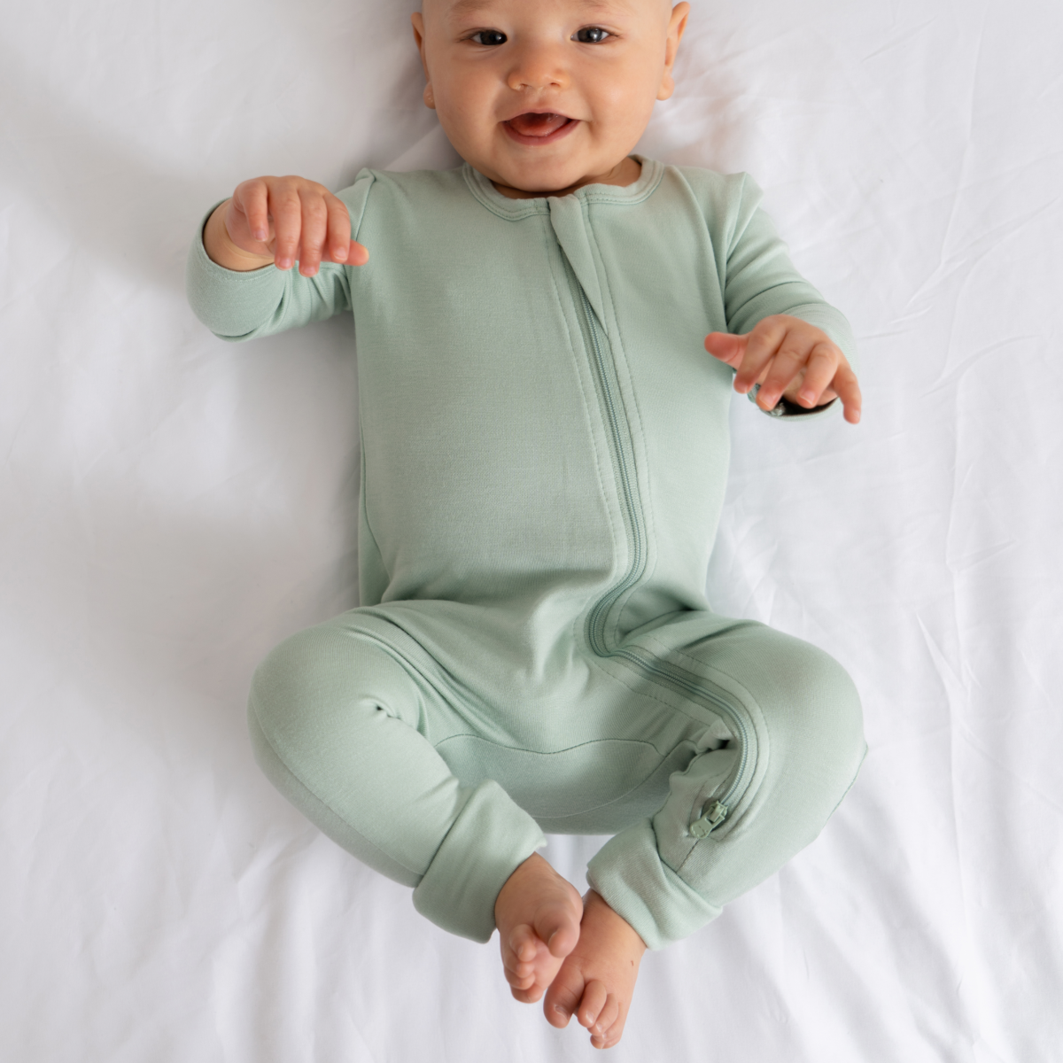 Baby Bamboo Pajamas w/ DreamCuffs® From Dreamland Baby