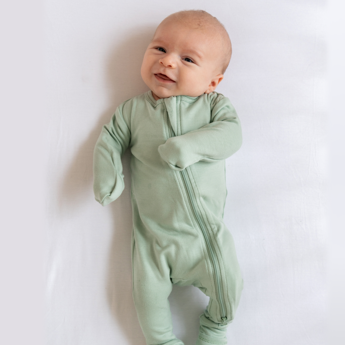 Baby Bamboo Pajamas w/ DreamCuffs® From Dreamland Baby