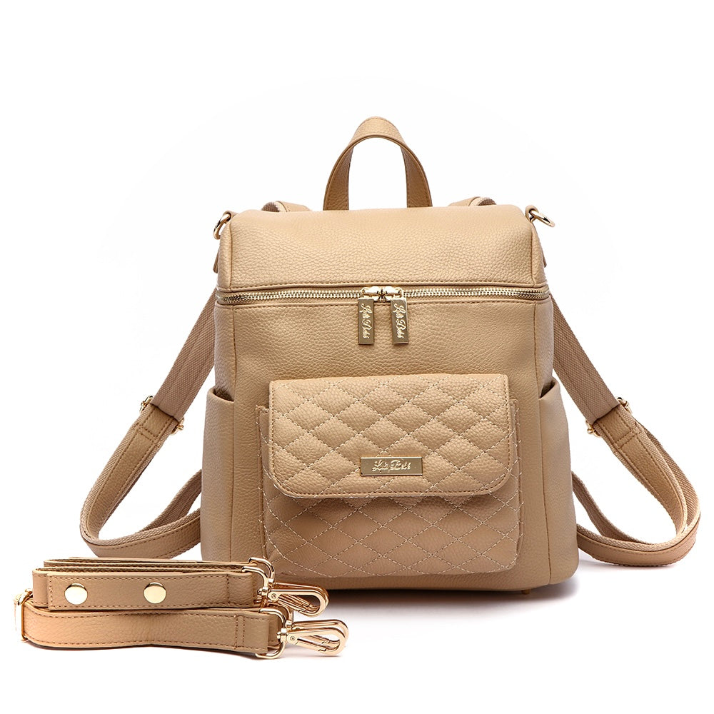 Petit Monaco Diaper Bag | Latte From Luli Bebé