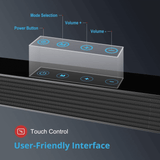 Norcent KB2020 Black Mamba Series 32" 80W Bluetooth Sound Bar with Remote Option from Jupiter Gear Home
