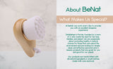 Facial Brush with Bamboo Handle from BeNat