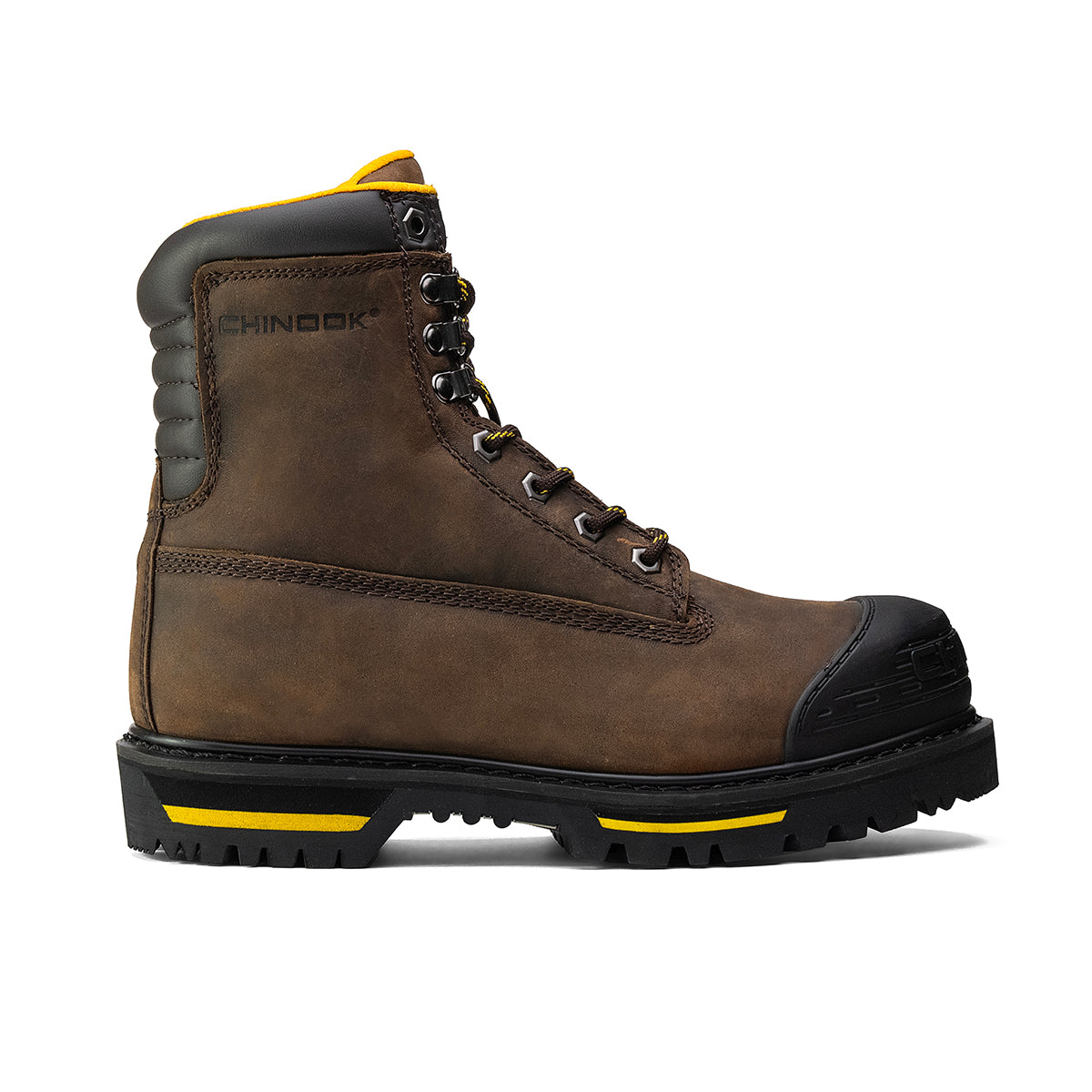 Tarantula 8" Steel Toe Men's Work Boot - Brown From Chinook Footwear