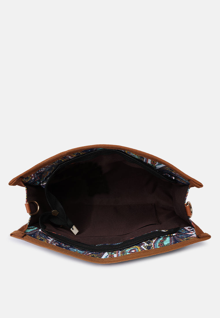 Multi Straw Painted Handbag from London Rag International