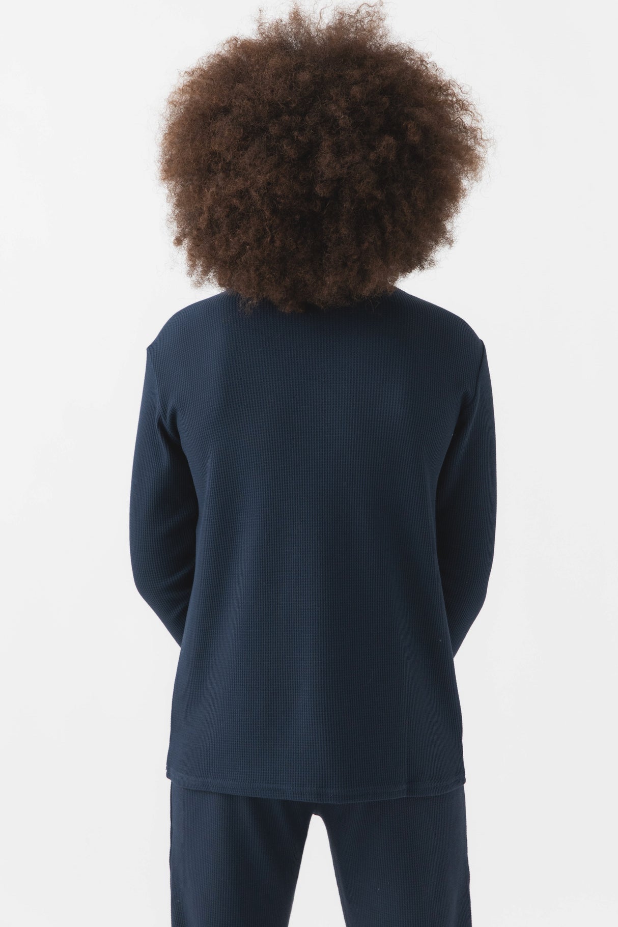 Children's Bamboo Waffle Knit Base Layer Long Sleeve from Cozy Earth