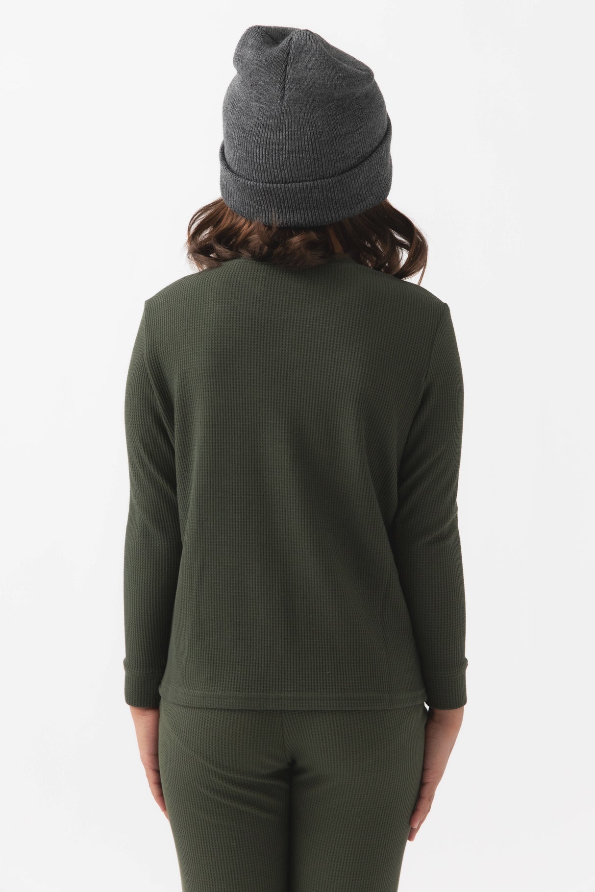 Children's Bamboo Waffle Knit Base Layer Long Sleeve from Cozy Earth