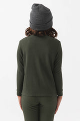 Children's Bamboo Waffle Knit Base Layer Long Sleeve from Cozy Earth