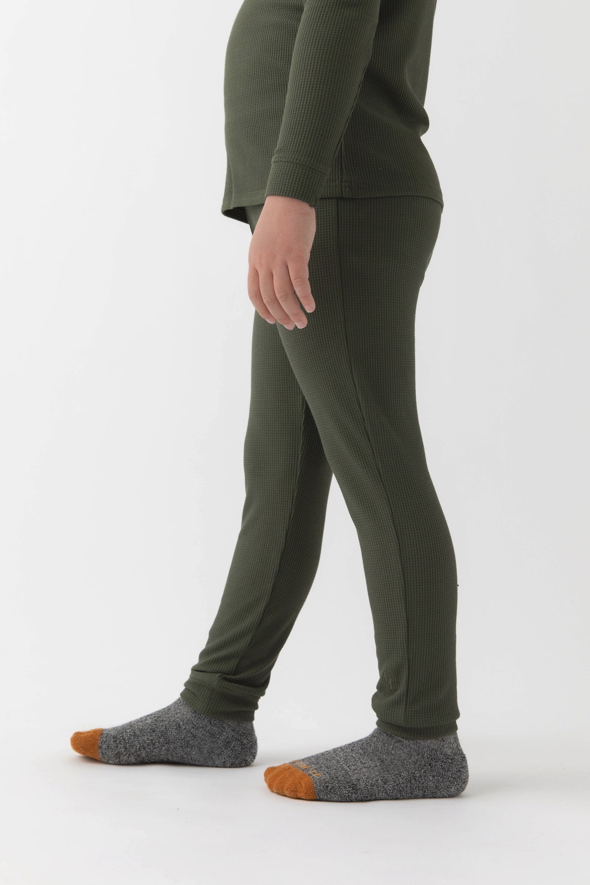 Children's Bamboo Waffle Knit Base Layer Set from Cozy Earth