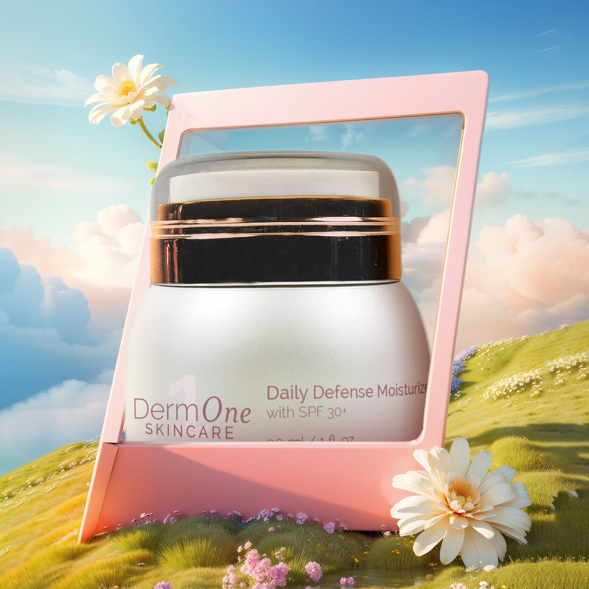 Derm #1 Daily Defense Moisturizer with SPF 30 - 1oz from Best Clean Beauty