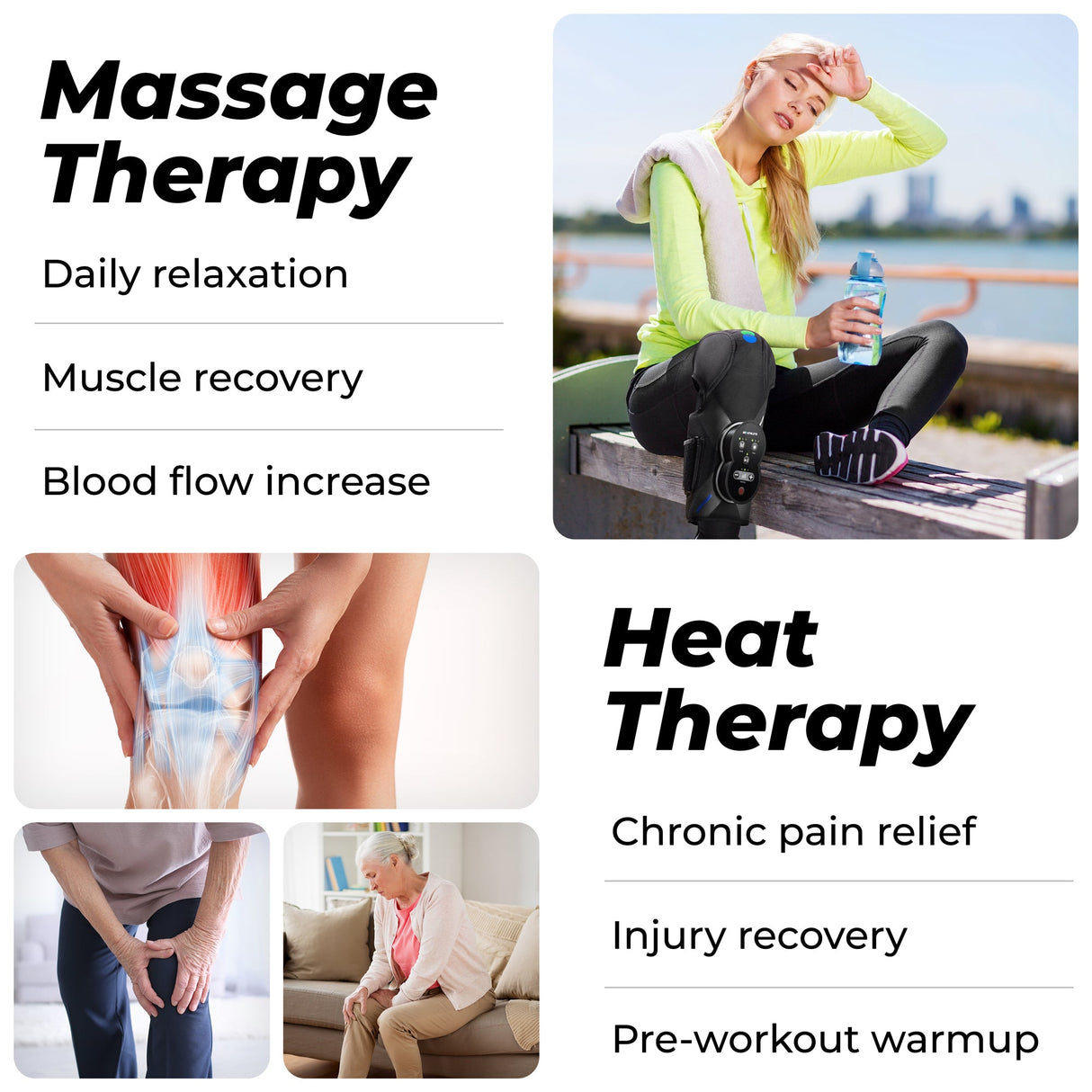 XPRESS Knee Compression and Heat from REATHLETE
